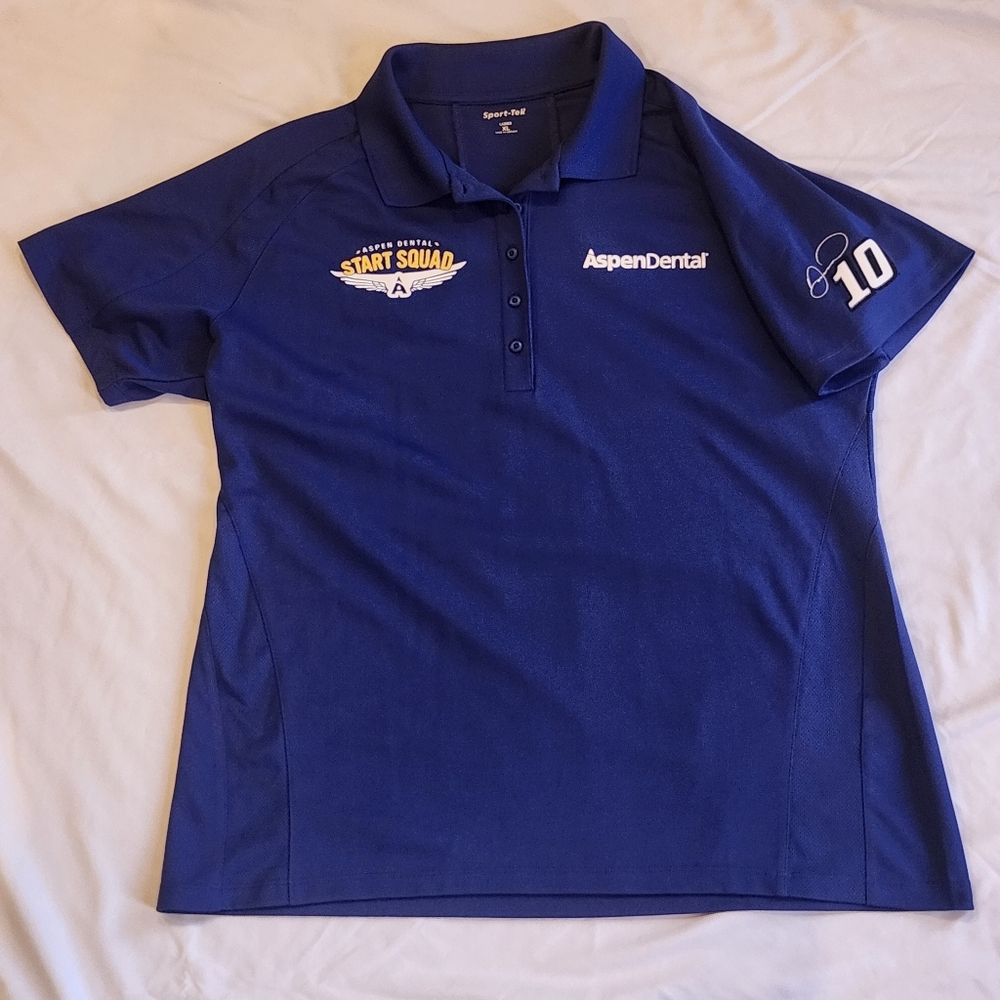 Blue Ladies XL Aspen Dental Polo Shirt